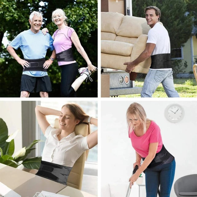 Cinta lombar LUMAFLEX™ - Flexibilidade e suporte onde você mais precisa.