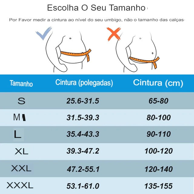 Cinta lombar LUMAFLEX™ - Flexibilidade e suporte onde você mais precisa.