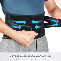 Cinta lombar LUMAFLEX™ - Flexibilidade e suporte onde você mais precisa.