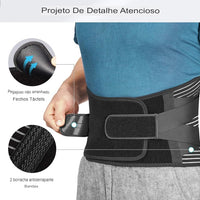Cinta lombar LUMAFLEX™ - Flexibilidade e suporte onde você mais precisa.