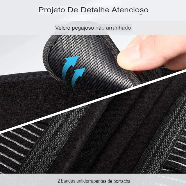 Cinta lombar LUMAFLEX™ - Flexibilidade e suporte onde você mais precisa.