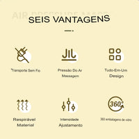 Massageador De Compressão Para Pernas - ZenLife.