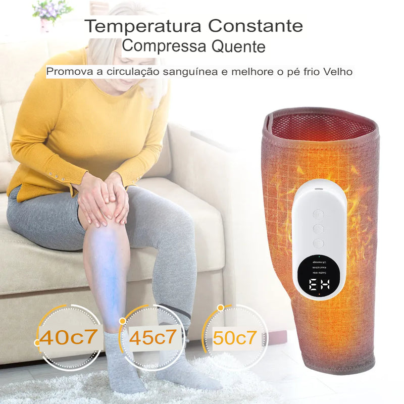 Massageador De Compressão Para Pernas - ZenLife.