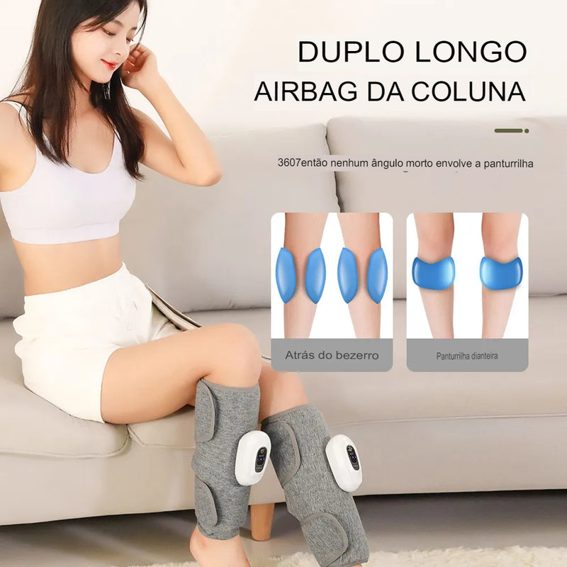 Massageador De Compressão Para Pernas - ZenLife.