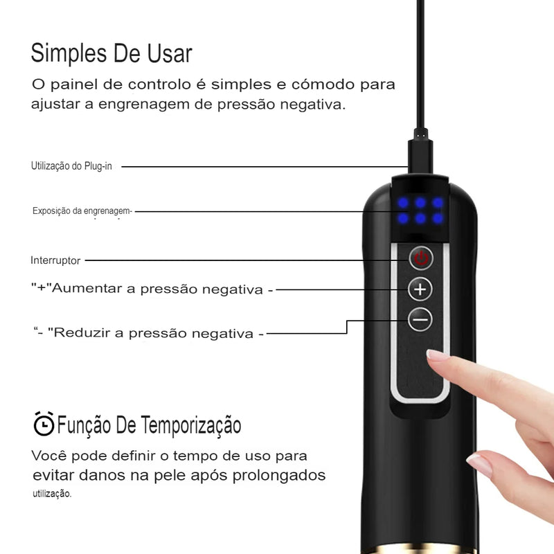 Massageador e Ventosaterapia Inteligente - ZenLive