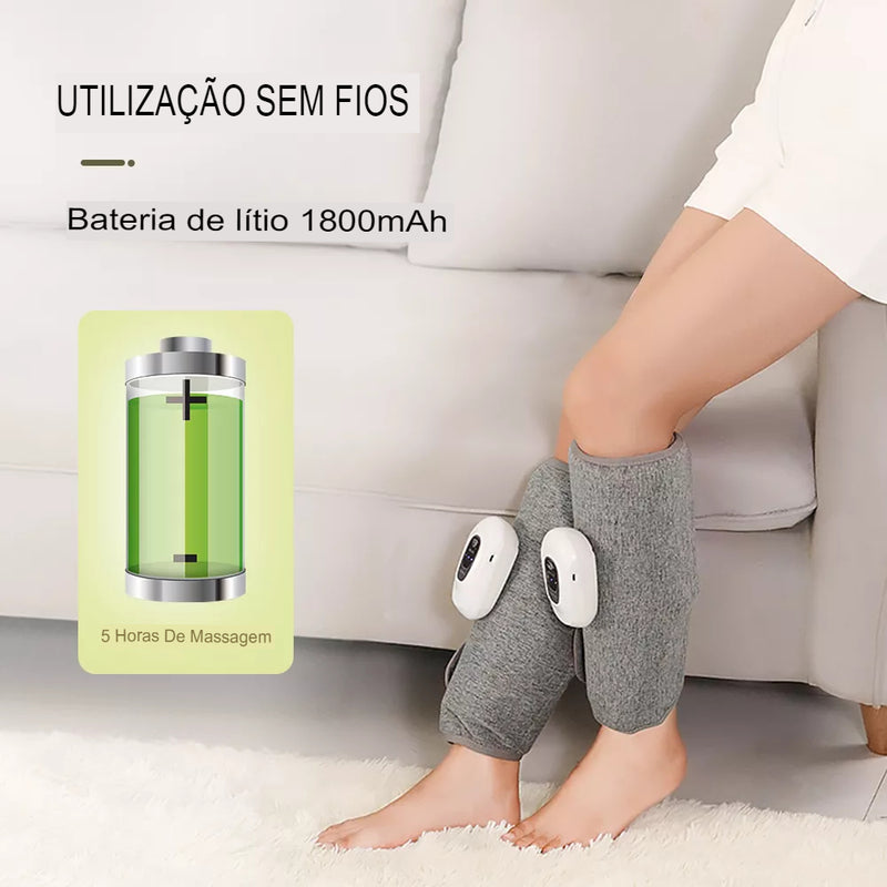 Massageador De Compressão Para Pernas - ZenLife.