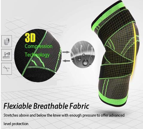 Joelheiras de compressão desportiva 3D - ZenLife